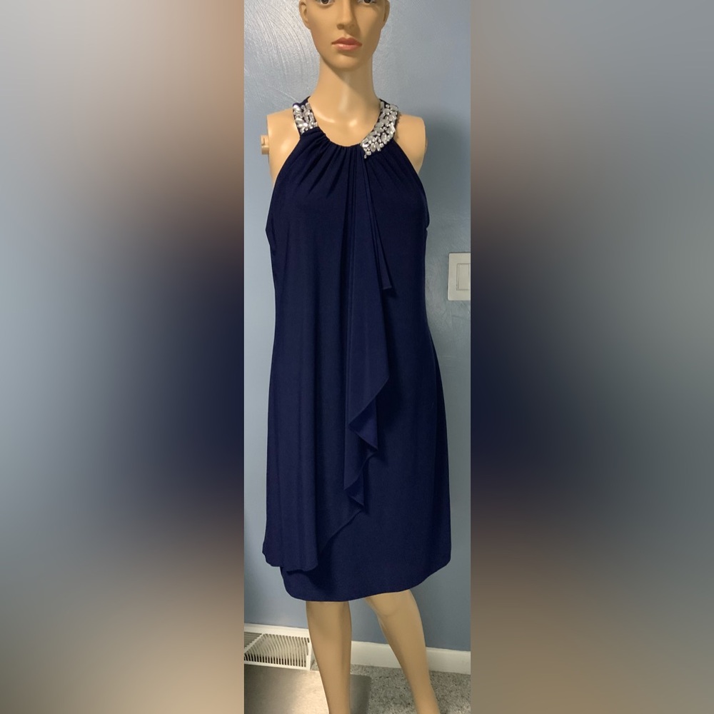 Scarlett Blue Sheath Dress Cocktail